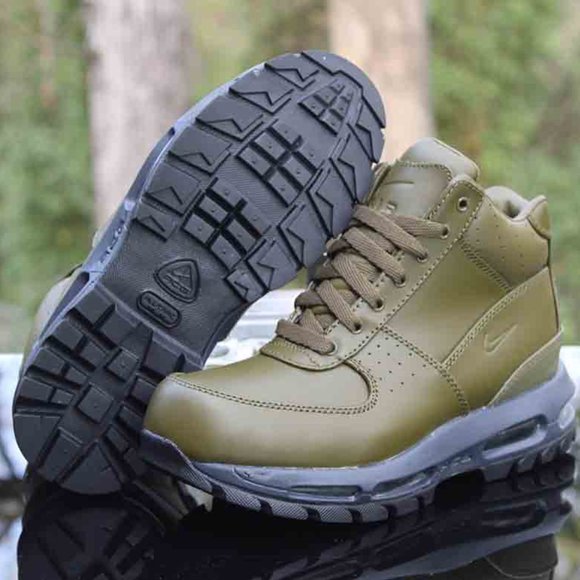 Nike Air Max Goadome Size 7Y Olive Green Canvas - Picture 6 of 15